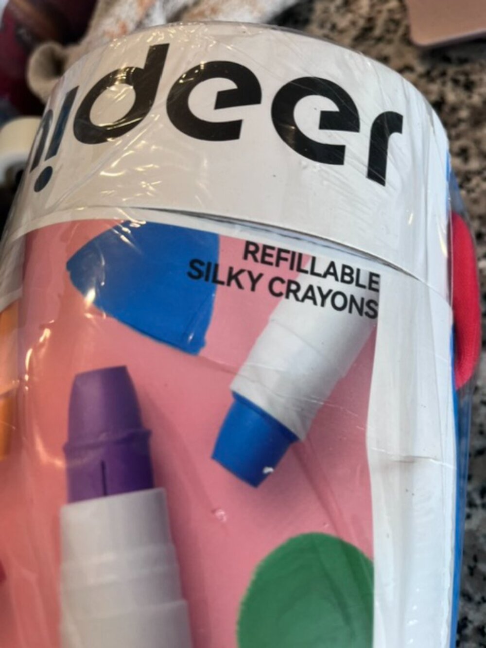 Mideer refillable silky crayons 24  New